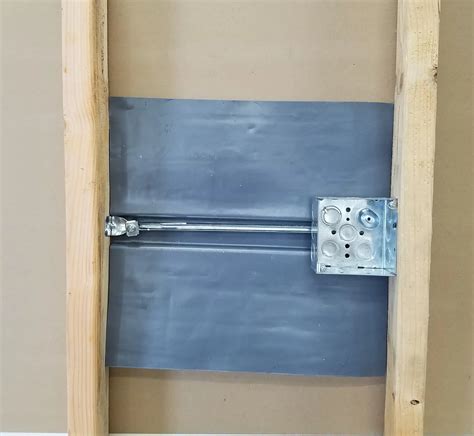 how to install lead backing on electrical outlet boxes|lead lined wall panels.